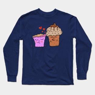 Cupcake love each other Long Sleeve T-Shirt